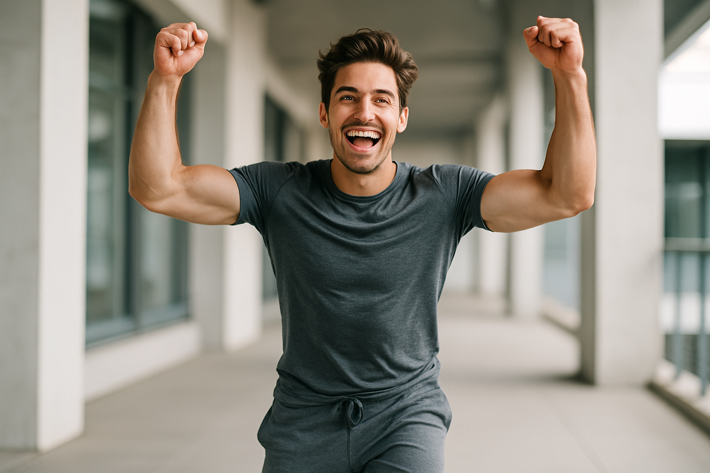 realistic guy has more energy